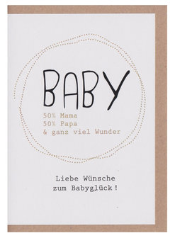 Gr&uuml;&szlig;karte D&#039;Or Baby