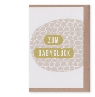 Postkarte Plus zum Babygl&uuml;ck