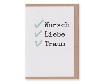 wk Wood Wunsch, liebe, traume