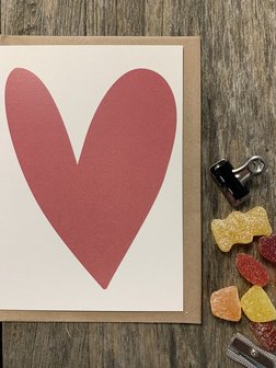 Grüsskarte Valentin Herz