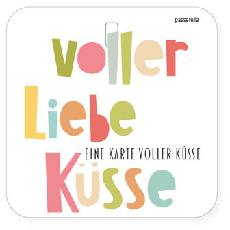 Mini Karte Voller voller K&uuml;sse