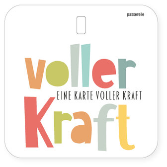 Mini Karte Voller voller Kraft