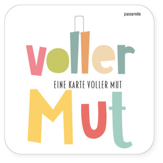 Mini Karte Voller voller Mut