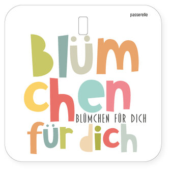 Mini Karte Voller Bl&uuml;mchen f&uuml;r dich