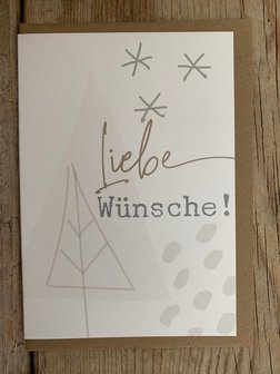 Gr&uuml;sskarte Bevertje Liebe W&uuml;nsche