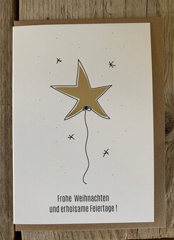 Grusskarte Anton Frohe Weihnachten und erholsame Feiertage !