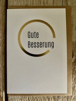 Grusskarte Punkt Gute Besserung 