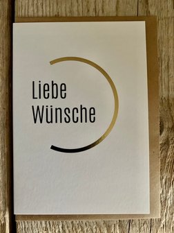 Grusskarte Punkt Liebe W&uuml;nsche