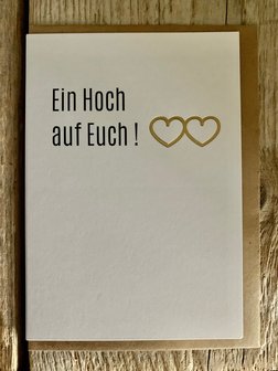 Grusskarte Punkt  Ein hoch auf euch !