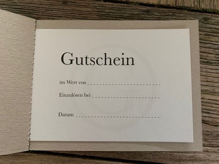 Gutscheinen Stik