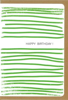 Gru&szlig;karte Acumi Happy Birthday groen