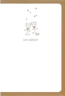 Gru&szlig;karte Jozefien zum Jubil&auml;um