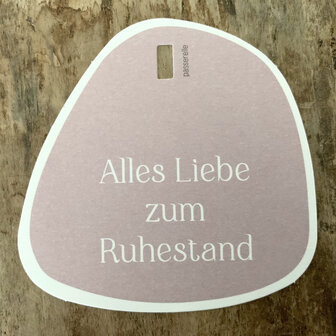 Organi Alles Liebe zum Ruhestand