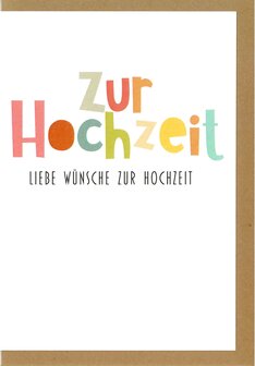 Gru&szlig;karte-Voller-Liebe W&uuml;nsche zur Hochzeit