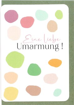 Grusskarten Pop Eine liebe Umarmung