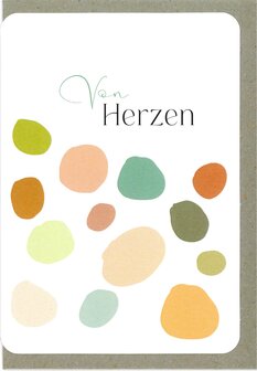 Grusskarten Pop von Herzen