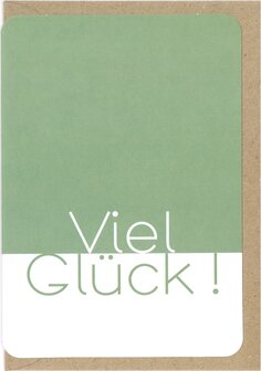 Grusskarte Quint Viel Gl&uuml;ck