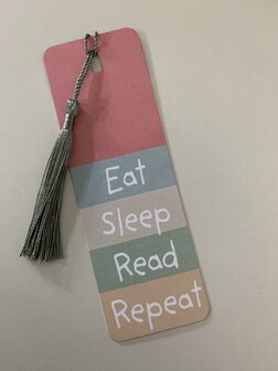 Bookmark Power Eat sleep read repeat