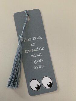 Bookmark Power Reading is dreaming with open eyes