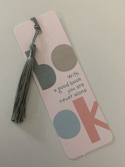 Bookmark Power With a good book you are never alone