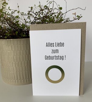 Grusskarte Punkt  Alles Liebe zum Geburtstag