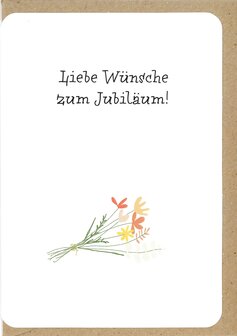 Grusskarte Lou Alles Liebe zum Jubil&auml;um