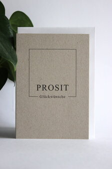 Grusskarte Elegance Prosit