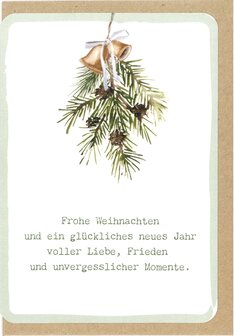 Weihnachtskarte Cozy dennentak