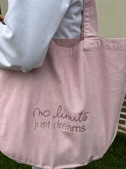 Shoppingtasche vintage No limits, jusst dreams