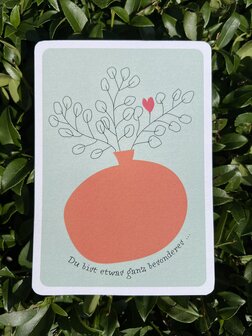 Postkarte Chic Du bist etwas ganz besonderes