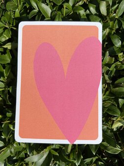 Postkarte Chic hartje