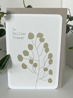 Trauerkarte Intense In Stiller Trauer