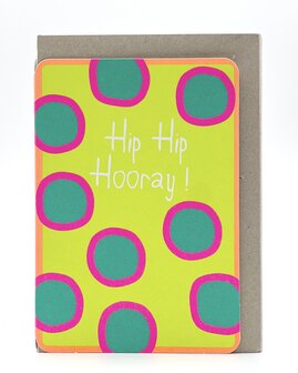 Grusskarte Hip Hip hip hooray