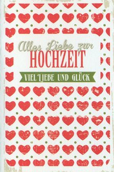 vintage Alles Liebe zur Hochzeit