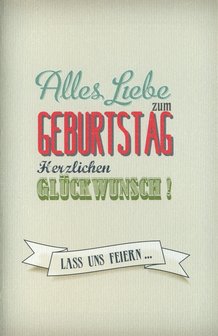 vintage Alles Liebe zum Geburtstag !