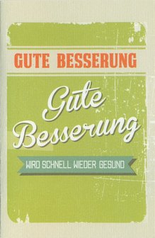 vintage Gute Besserung