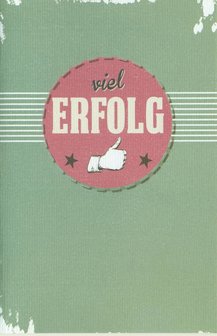 vintage Viel Erfolg