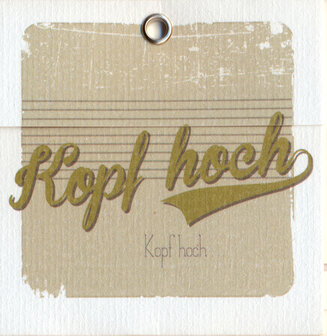 Vintage XL Kopf hoch