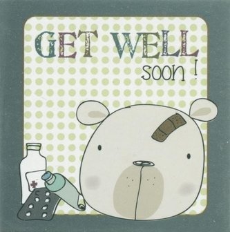 Nanou Mini Karten Get well soon