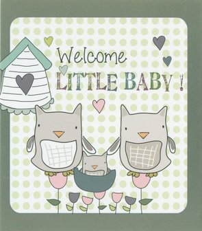 Nanou Mini Karte Welcome new baby !
