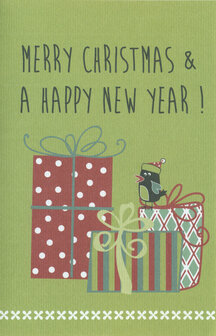 Weihnachtskarten Bo Merry Christmas &amp; a Happy New Year !