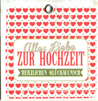 Vintage XL Alles Liebe zur Hochzeit