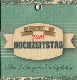 Vintage XL Alles Liebe zum Hochzeitstag