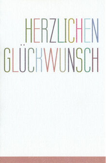 Grusskarte Bret Herzlichen Gl&uuml;ckwunsch