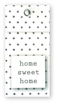 Mini Karte Stone Home sweet home