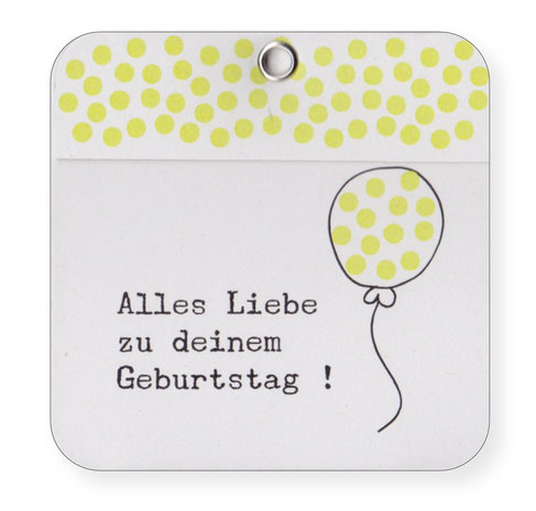 Wood Alles Liebe zu deinem Geburtstag 