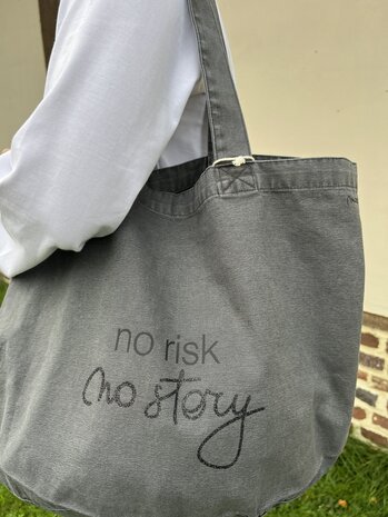 Shoppingtasche no risk no story