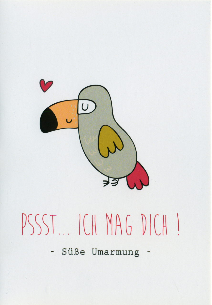 Grüßkarte Summer Ich mag dich - passerelle