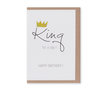 Postkarte-Queen-Happy-Birthday-!-King
