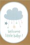 Grußkarte-Bollo-Welcome-little-baby-blauw